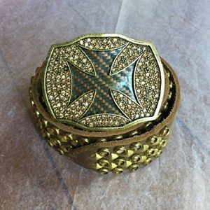☇SALE☇Swarovski Crystal Studded Belt